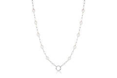  Pop Charms - Kette - Silber / Rhodiniert - Perle - 45cm
